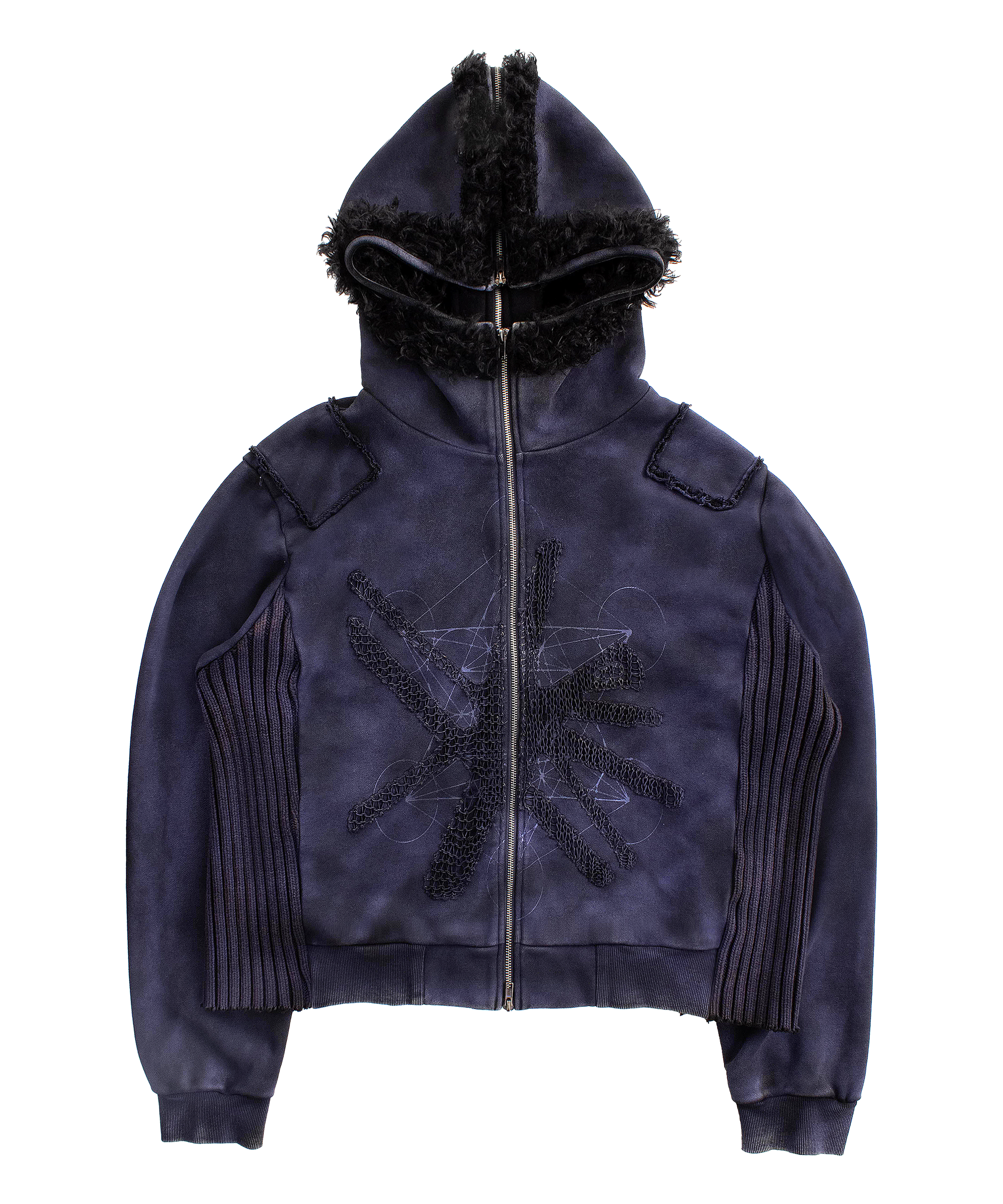 【完売!新品未使用】baybee♡poodle jacket rangercartel fur zip hoodie