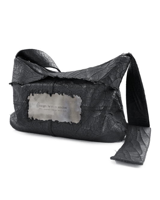 BRIDGE) cracked leather bag