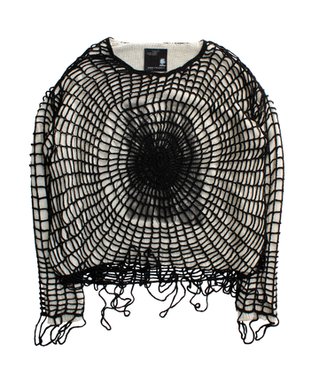 IIMIIY2 wEb double-layer knit sweater