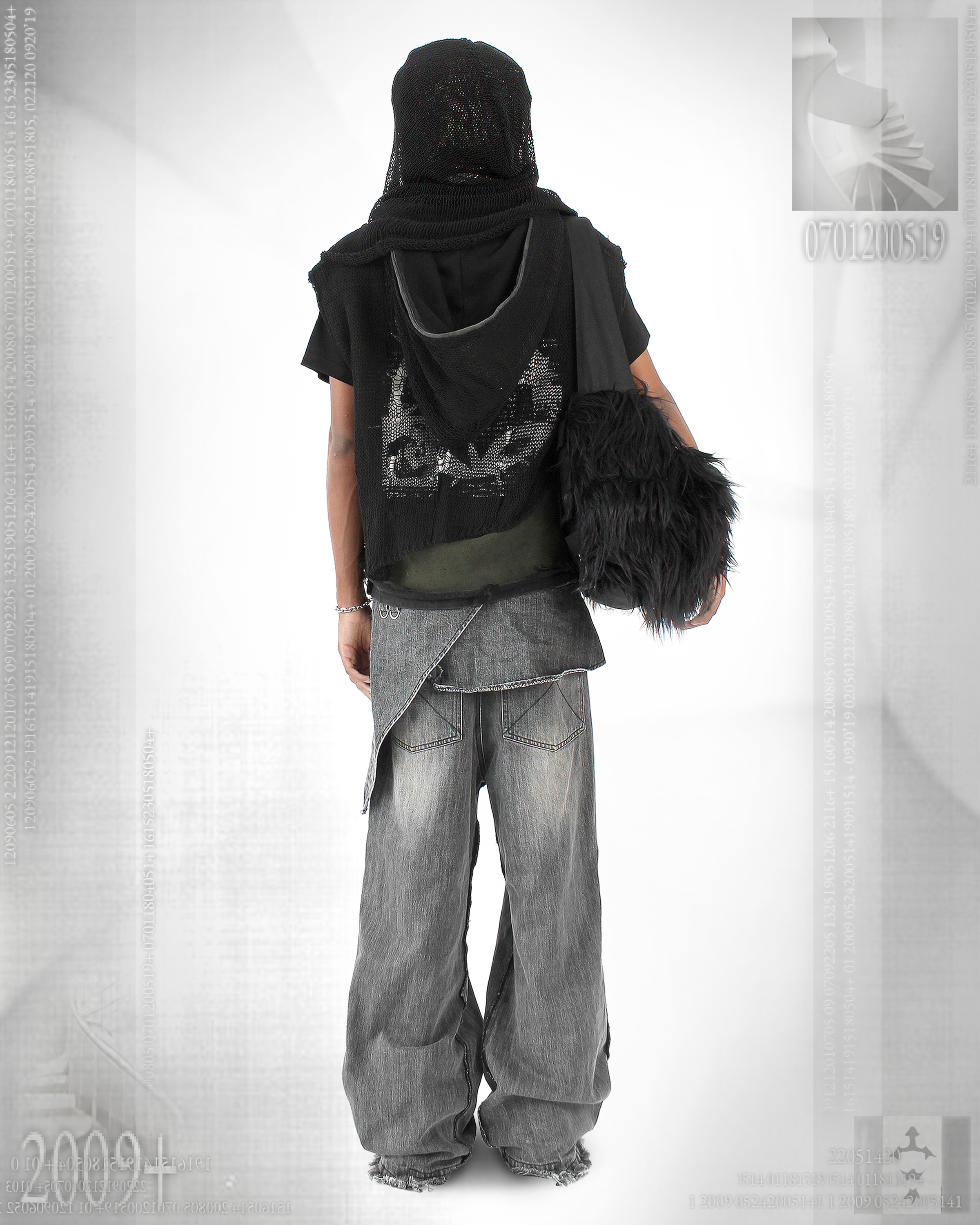 衈*赫様 ranger cartel 24ss スカート付きデニム ranger cartel 24ss